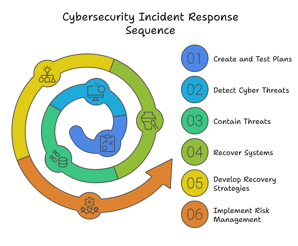 Cybersecurity Incident Response Sequence