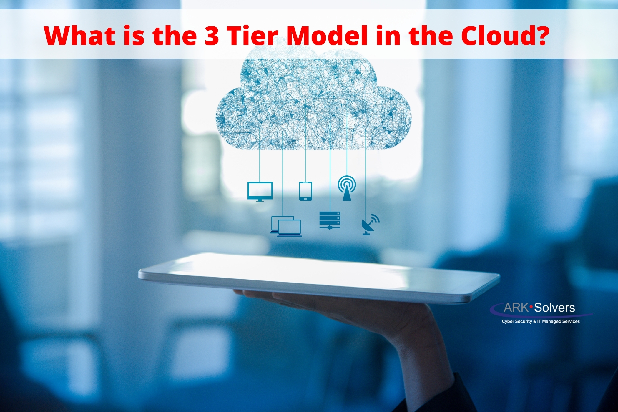 What is the 3 Tier Model in the Cloud?